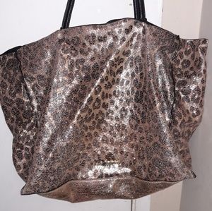 Betsey Johnson Leopard and Suede Purse